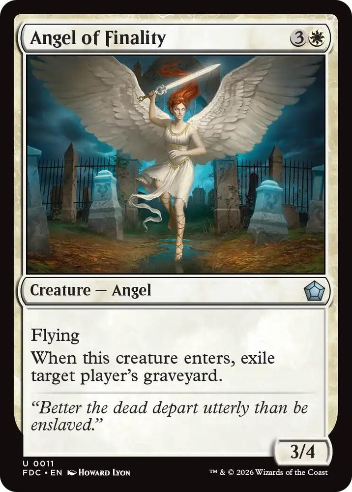 Image for Angel of Finality (11) (FDC) - Magic: The Gathering