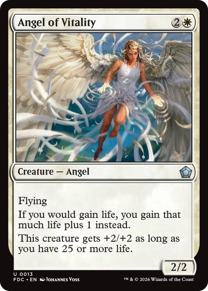 Image for Angel of Vitality (13) (FDC) - Magic: The Gathering