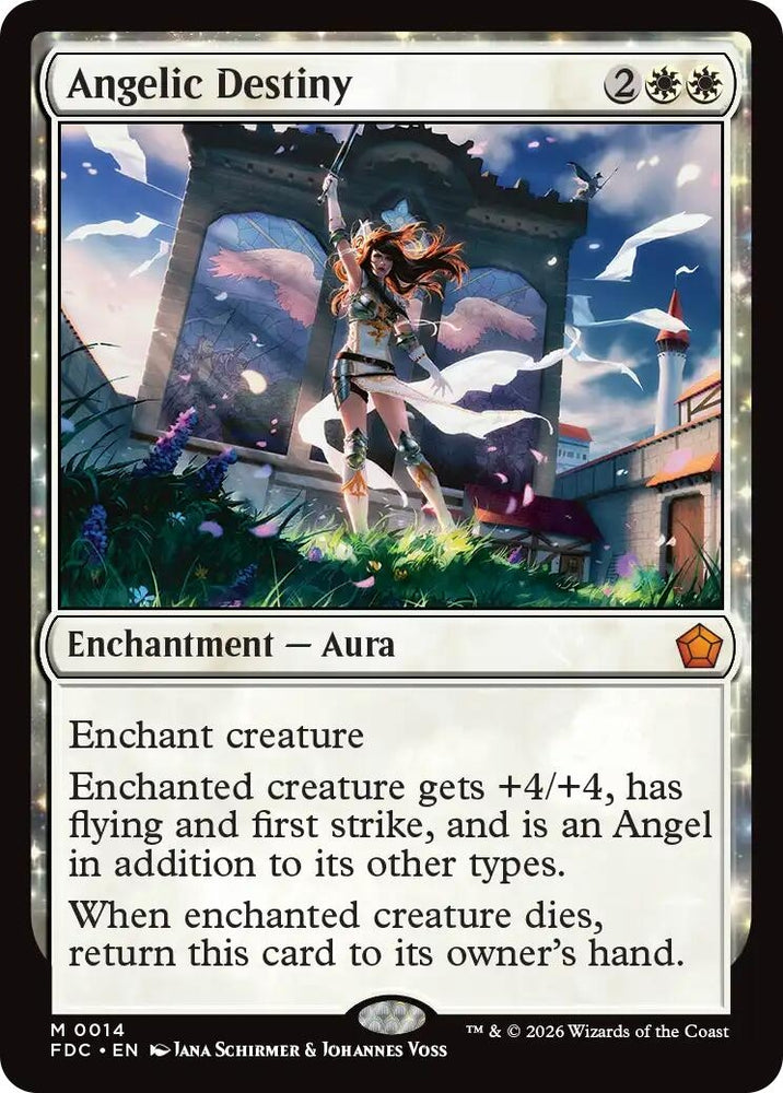 Image for Angelic Destiny (14) (FDC) - Magic: The Gathering