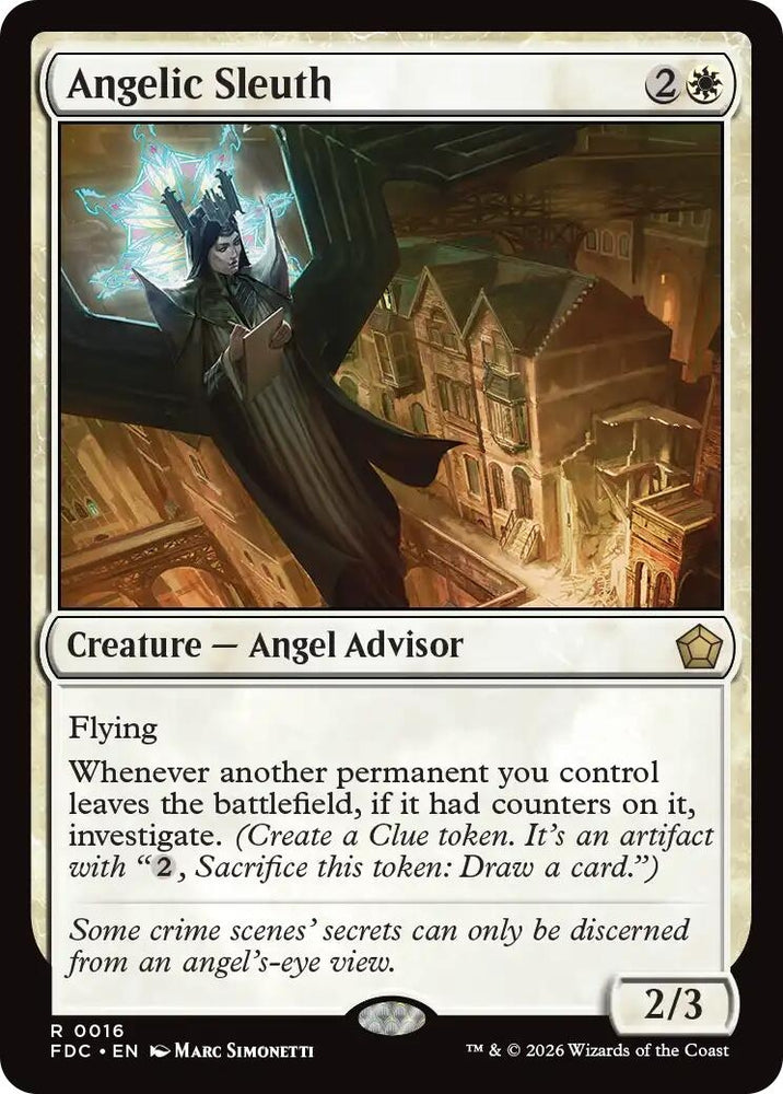 Image for Angelic Sleuth (16) (FDC) - Magic: The Gathering