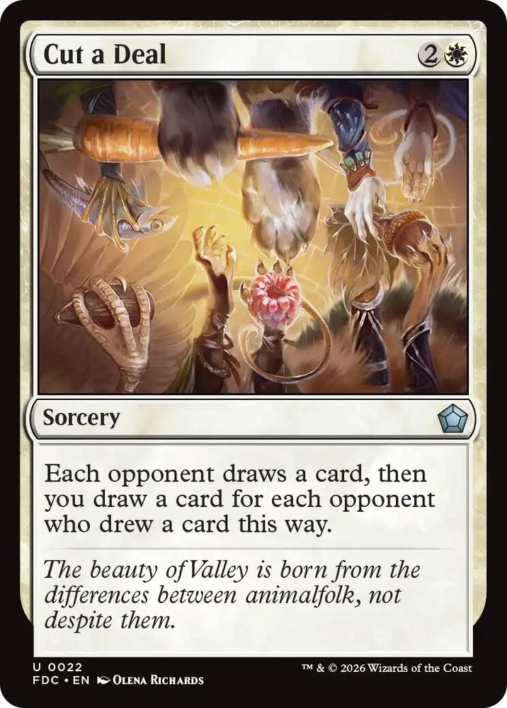 Image for Cut a Deal (22) (FDC) - Magic: The Gathering