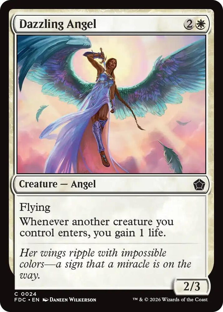 Image for Dazzling Angel (24) (FDC) - Magic: The Gathering