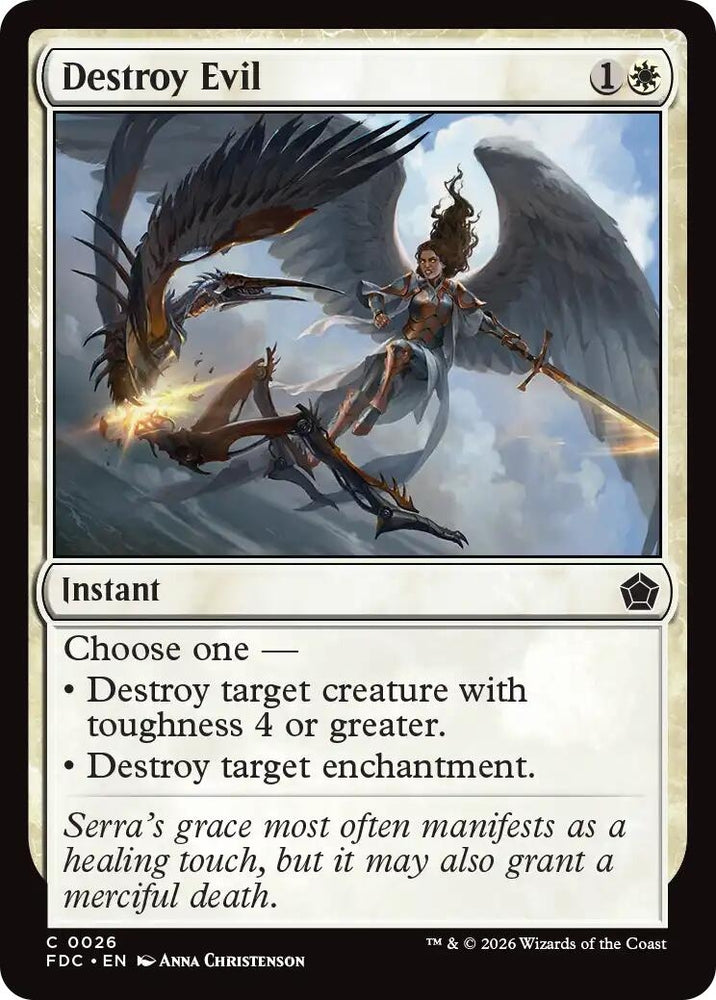 Image for Destroy Evil (26) (FDC) - Magic: The Gathering