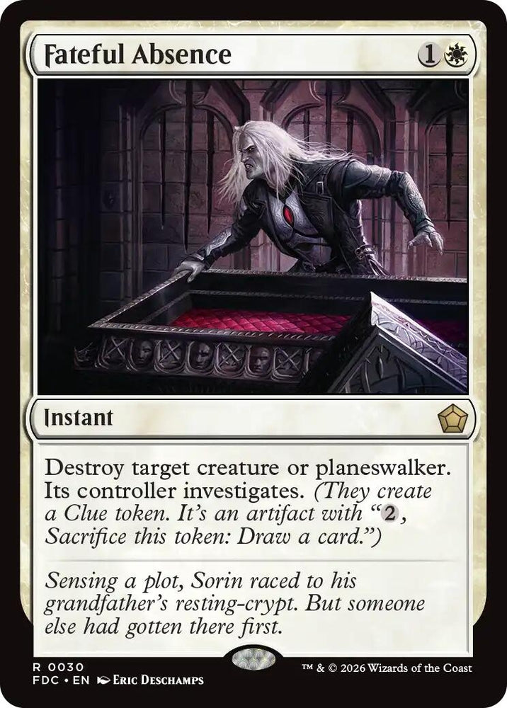 Image for Fateful Absence (30) (FDC) - Magic: The Gathering