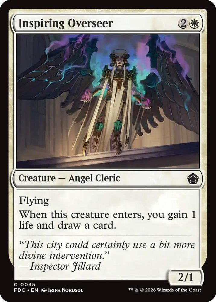 Image for Inspiring Overseer (35) (FDC) - Magic: The Gathering