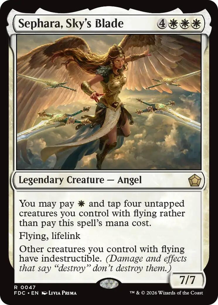 Image for Sephara, Sky's Blade (47) (FDC) - Magic: The Gathering
