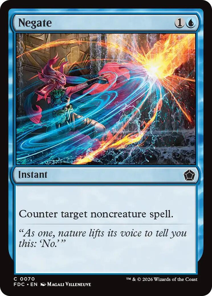 Image for Negate (70) (FDC) - Magic: The Gathering