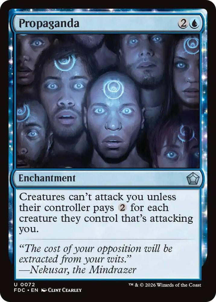 Image for Propaganda (72) (FDC) - Magic: The Gathering