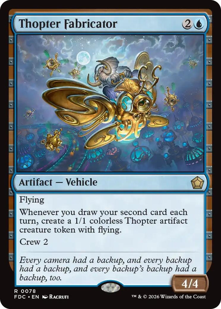 Image for Thopter Fabricator (78) (FDC) - Magic: The Gathering