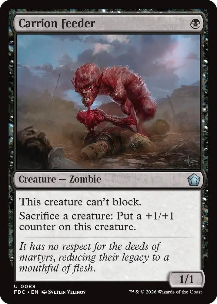 Image for Carrion Feeder (88) (FDC) - Magic: The Gathering