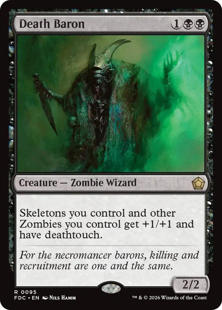 Image for Death Baron (95) (FDC) - Magic: The Gathering