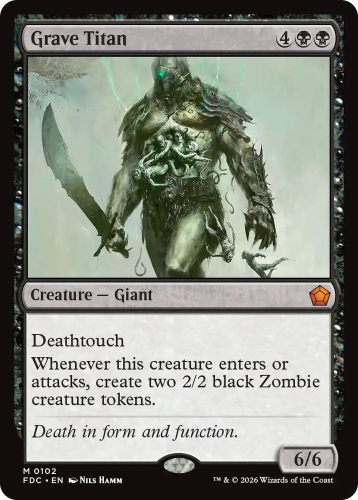 Image for Grave Titan (102) (FDC) - Magic: The Gathering