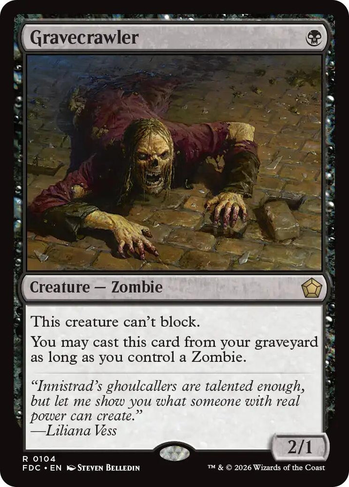 Image for Gravecrawler (104) (FDC) - Magic: The Gathering