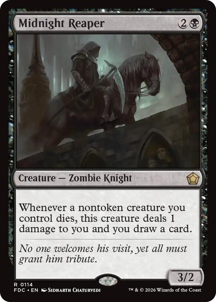 Image for Midnight Reaper (114) (FDC) - Magic: The Gathering