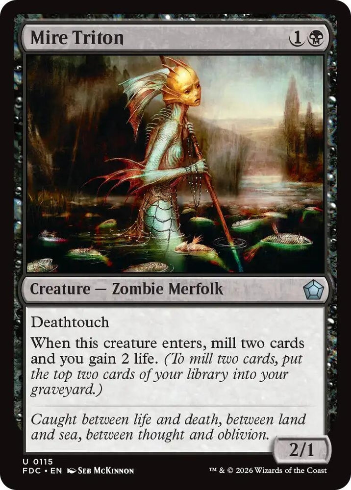 Image for Mire Triton (115) (FDC) - Magic: The Gathering