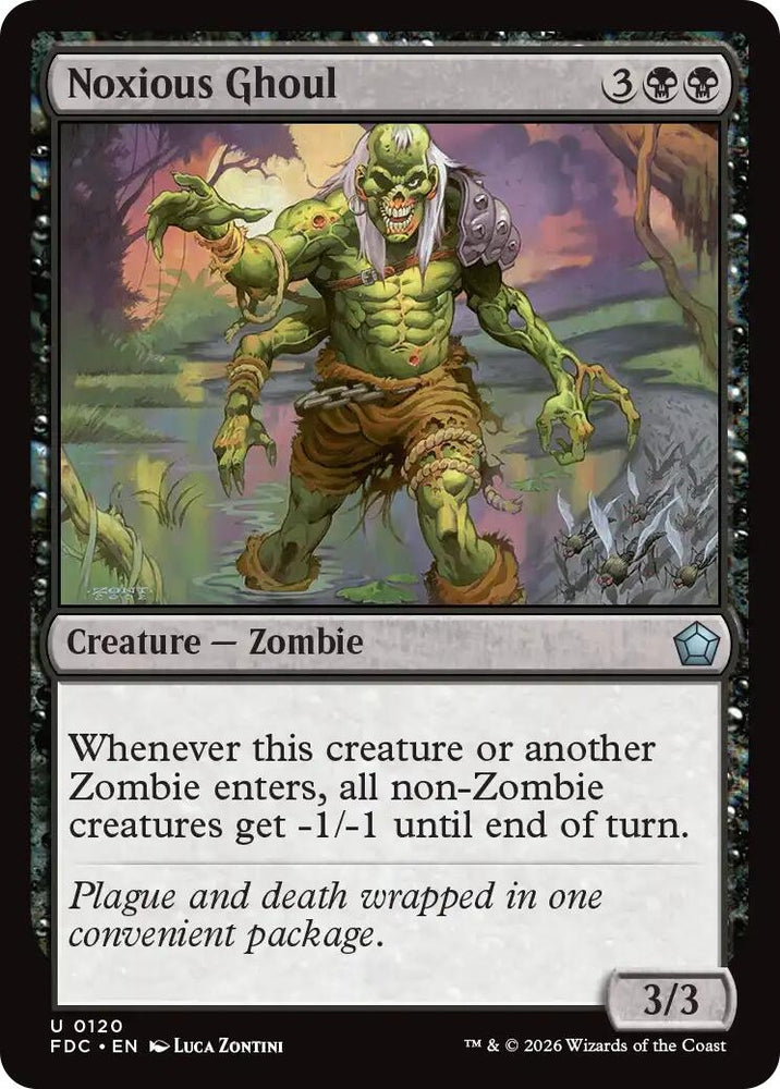Image for Noxious Ghoul (120) (FDC) - Magic: The Gathering