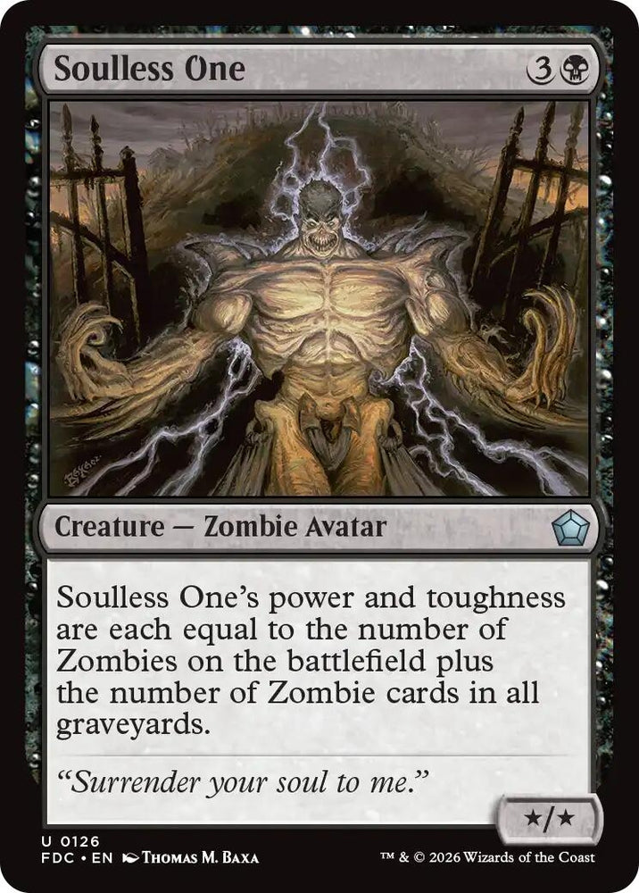 Image for Soulless One (126) (FDC) - Magic: The Gathering