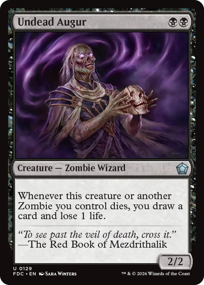 Image for Undead Augur (129) (FDC) - Magic: The Gathering