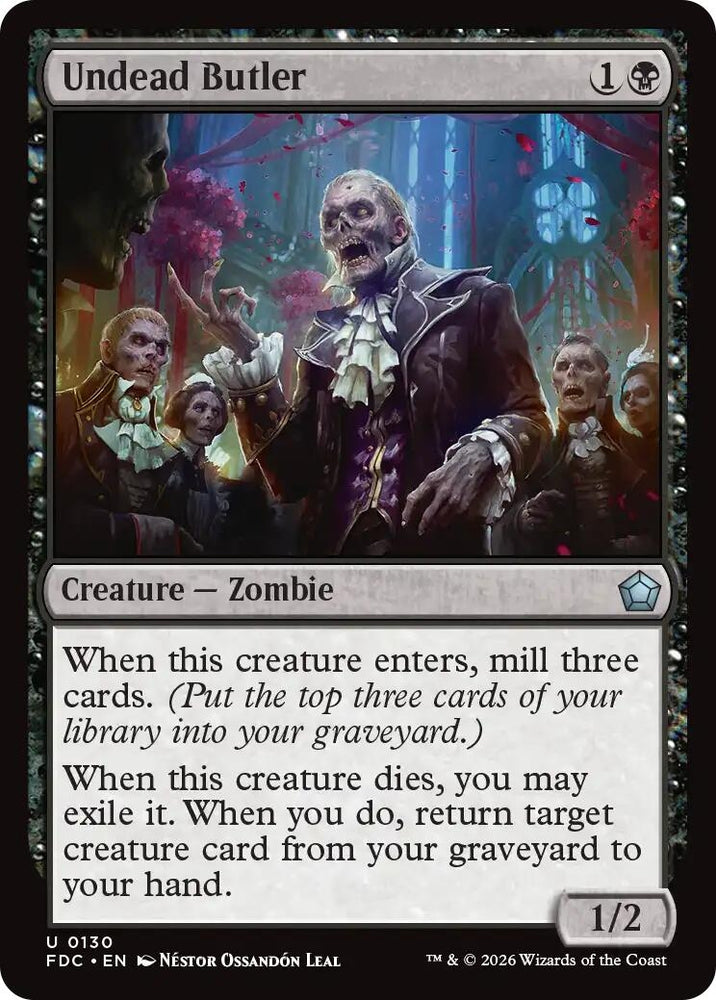 Image for Undead Butler (130) (FDC) - Magic: The Gathering