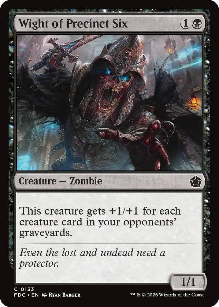 Image for Wight of Precinct Six (133) (FDC) - Magic: The Gathering