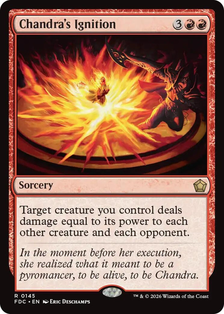 Image for Chandra's Ignition (145) (FDC) - Magic: The Gathering