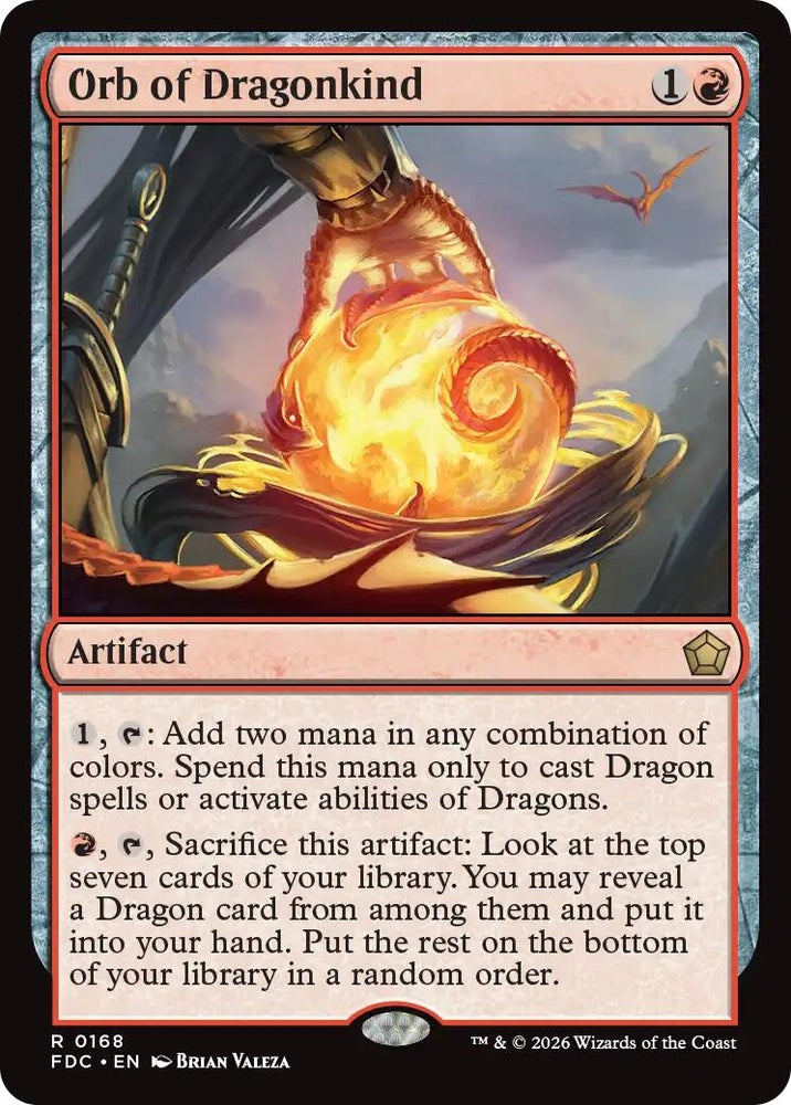 Image for Orb of Dragonkind (168) (FDC) - Magic: The Gathering