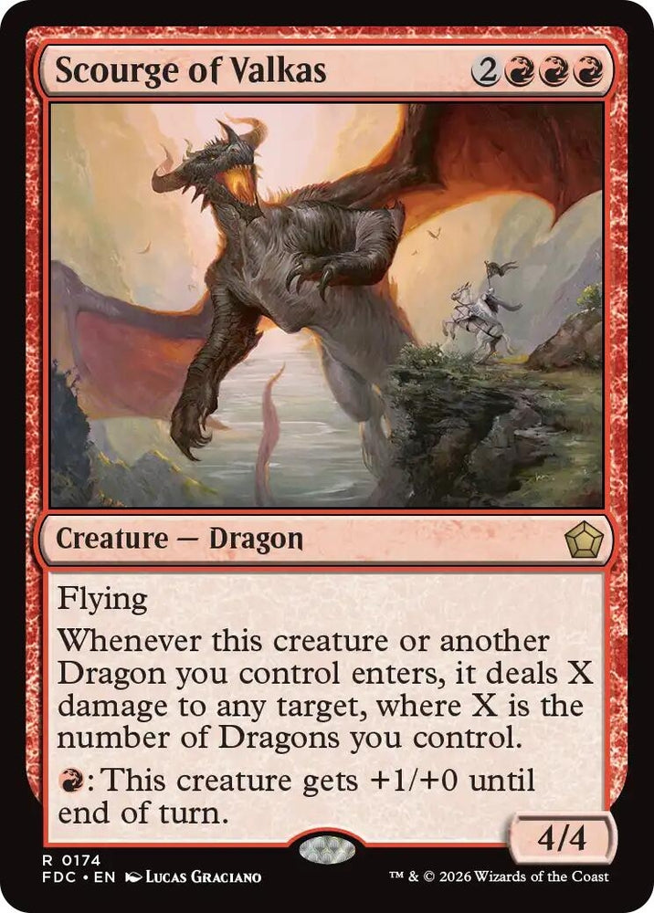 Image for Scourge of Valkas (174) (FDC) - Magic: The Gathering