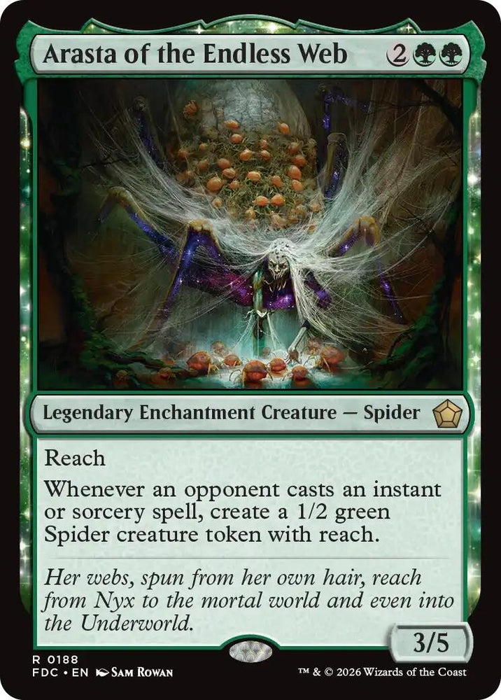 Image for Arasta of the Endless Web (188) (FDC) - Magic: The Gathering