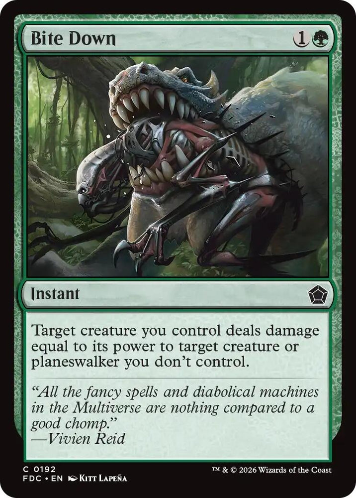 Image for Bite Down (192) (FDC) - Magic: The Gathering