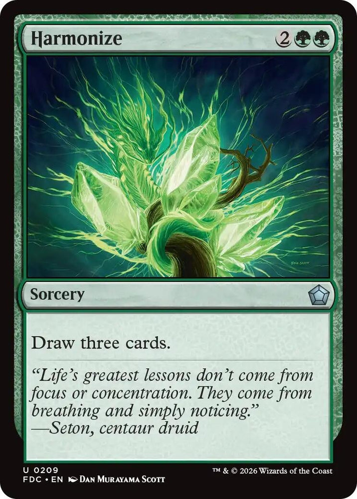 Image for Harmonize (209) (FDC) - Magic: The Gathering