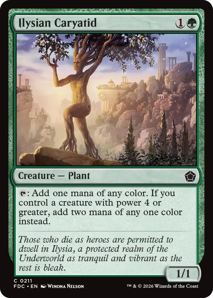 Image for Ilysian Caryatid (211) (FDC) - Magic: The Gathering