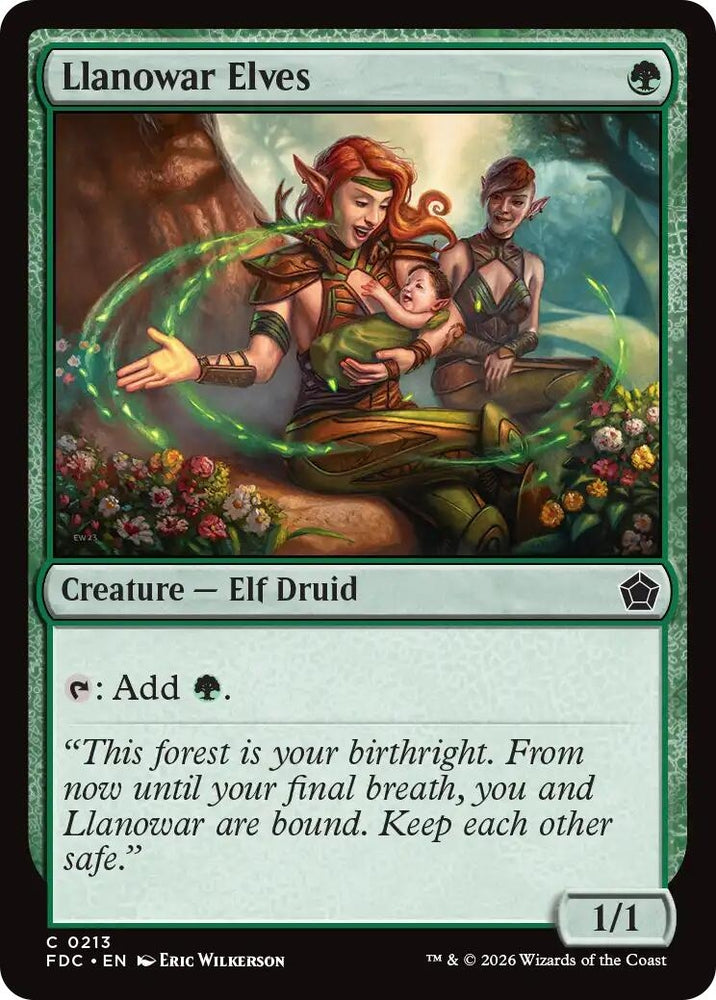 Image for Llanowar Elves (213) (FDC) - Magic: The Gathering