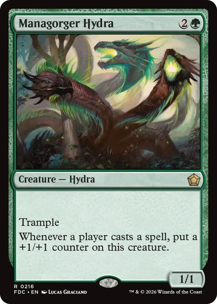 Image for Managorger Hydra (216) (FDC) - Magic: The Gathering