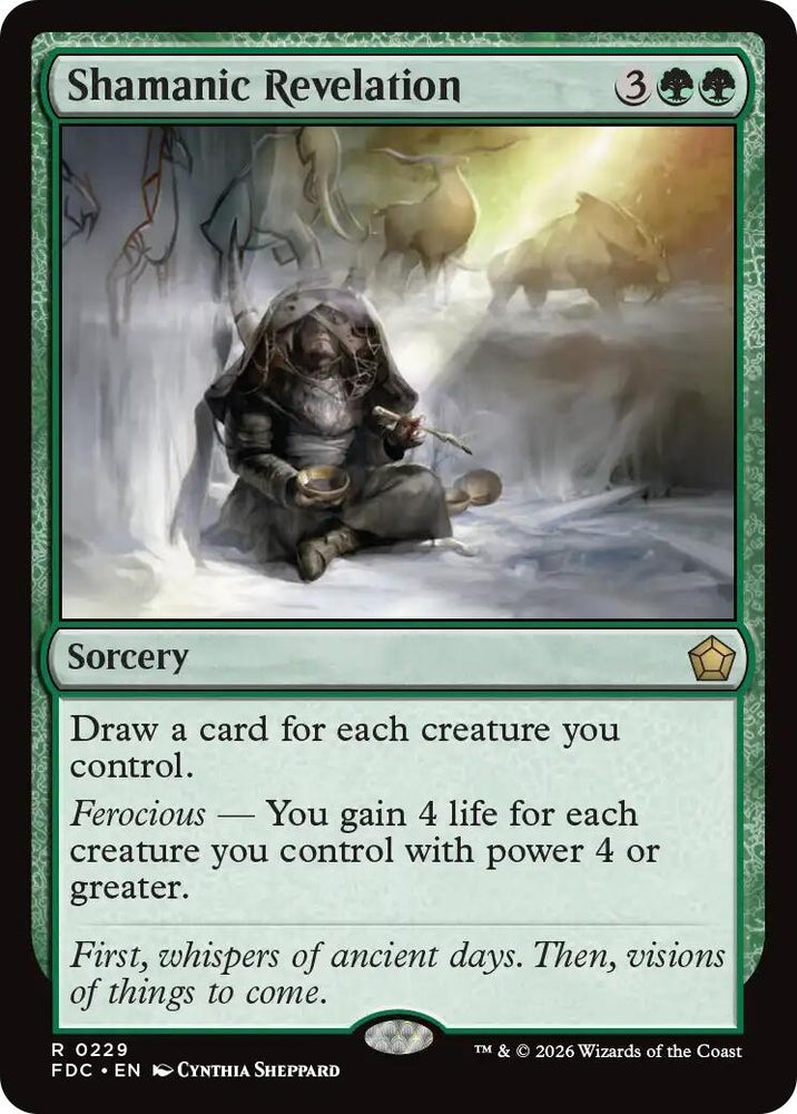 Image for Shamanic Revelation (229) (FDC) - Magic: The Gathering