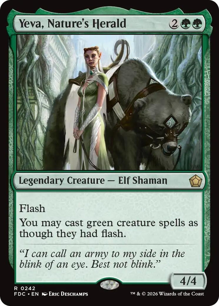 Image for Yeva, Nature's Herald (242) (FDC) - Magic: The Gathering