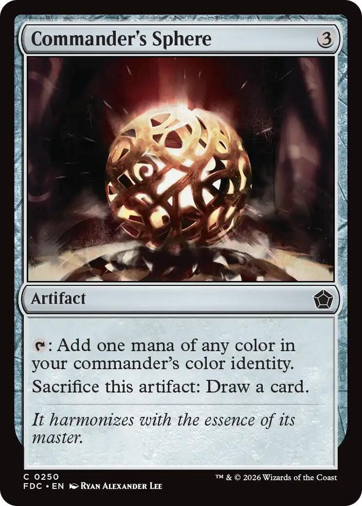 Image for Commander's Sphere (250) (FDC) - Magic: The Gathering