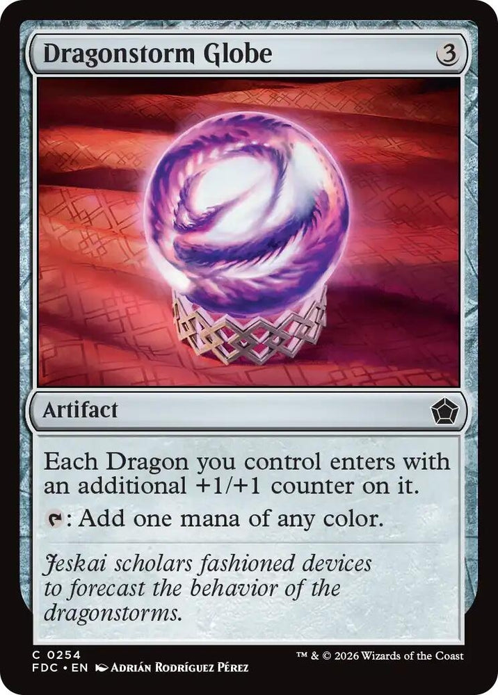 Image for Dragonstorm Globe (254) (FDC) - Magic: The Gathering