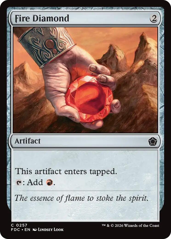 Image for Fire Diamond (257) (FDC) - Magic: The Gathering