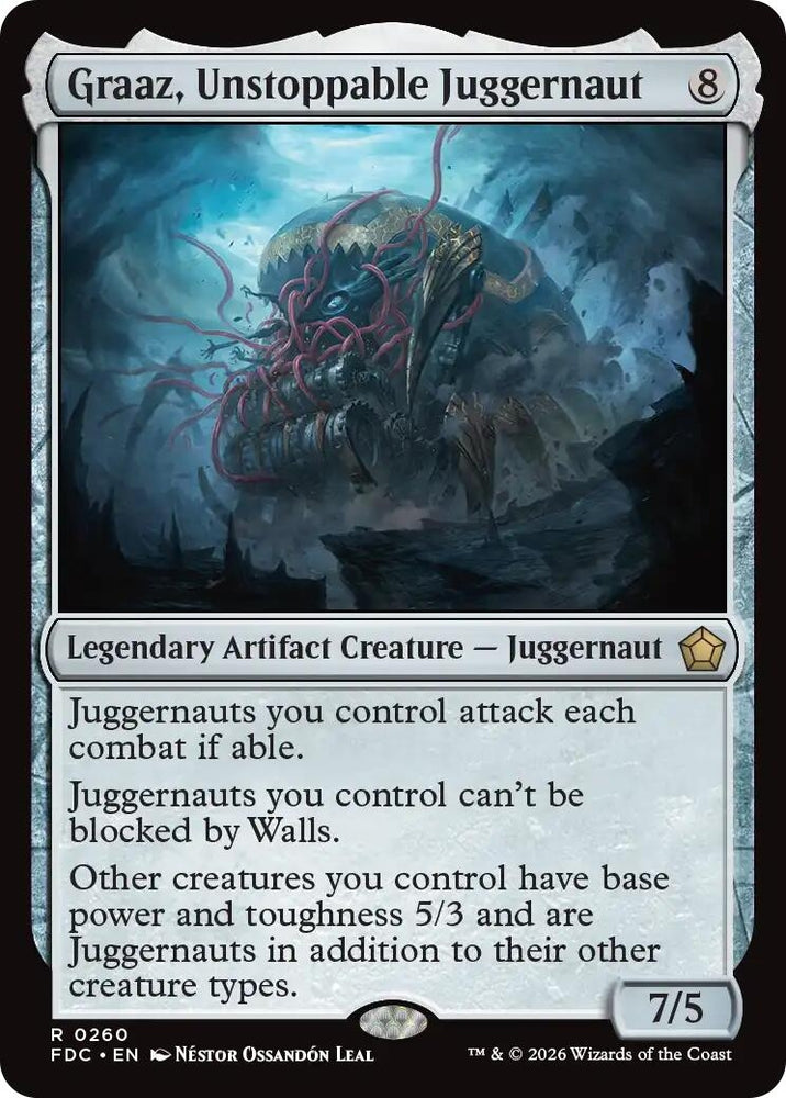 Image for Graaz, Unstoppable Juggernaut (260) (FDC) - Magic: The Gathering