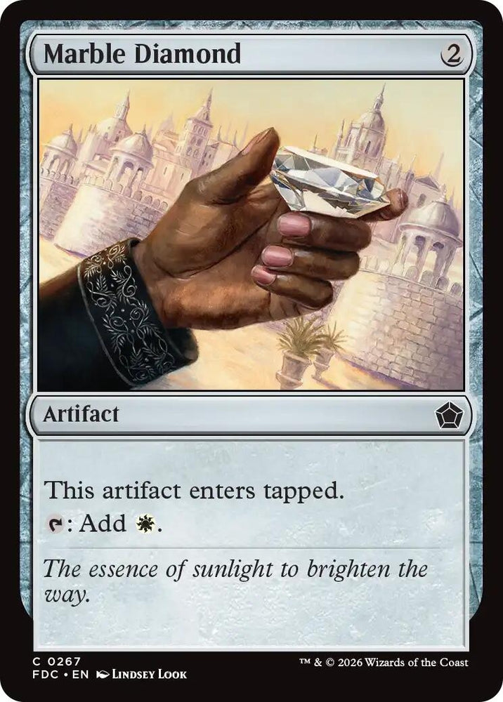 Image for Marble Diamond (267) (FDC) - Magic: The Gathering