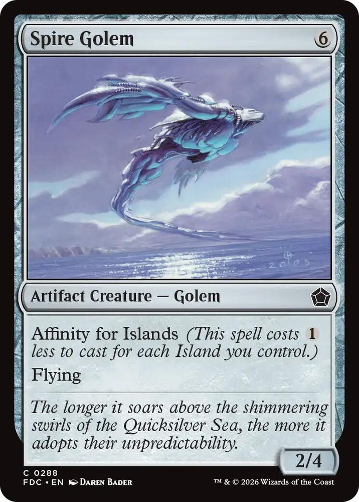 Image for Spire Golem (288) (FDC) - Magic: The Gathering