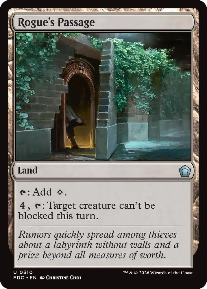 Image for Rogue's Passage (310) (FDC) - Magic: The Gathering