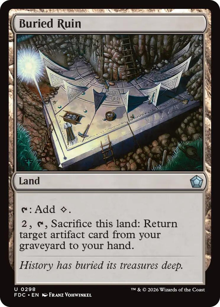 Image for Buried Ruin (298) (FDC) - Magic: The Gathering
