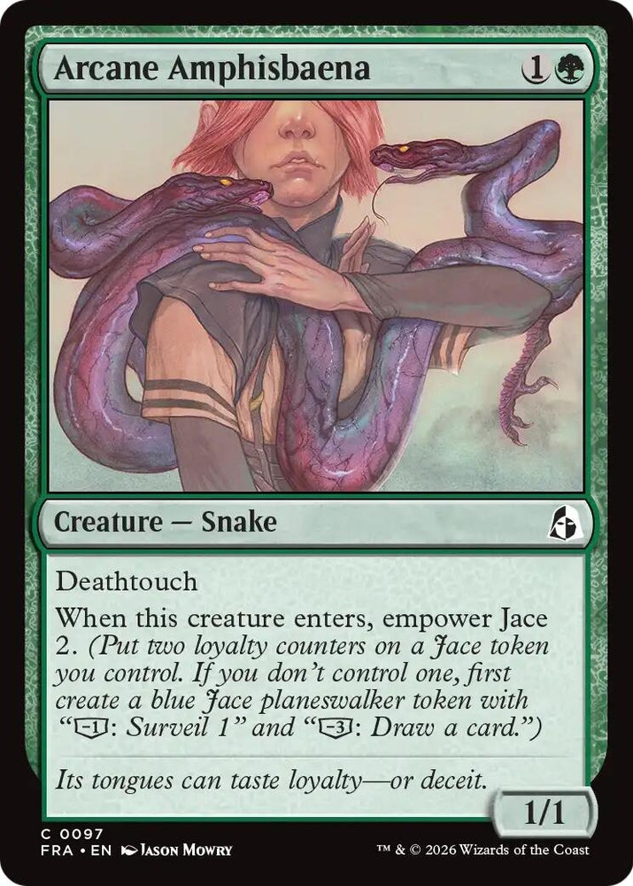 Image for Arcane Amphisbaena (97) (FRA) - Magic: The Gathering