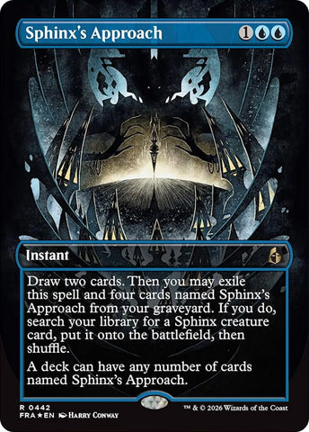Image for Sphinx's Approach (Borderless) (442) (FRA) - Magic: The Gathering