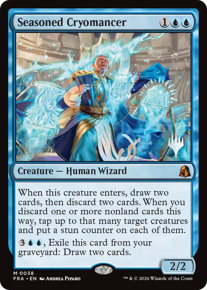 Image for Seasoned Cryomancer (38) (PPFRA) - Magic: The Gathering