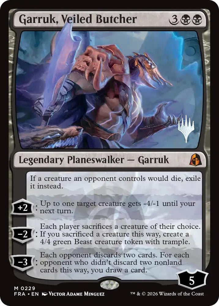 Image for Garruk, Veiled Butcher (229) (PPFRA) - Magic: The Gathering