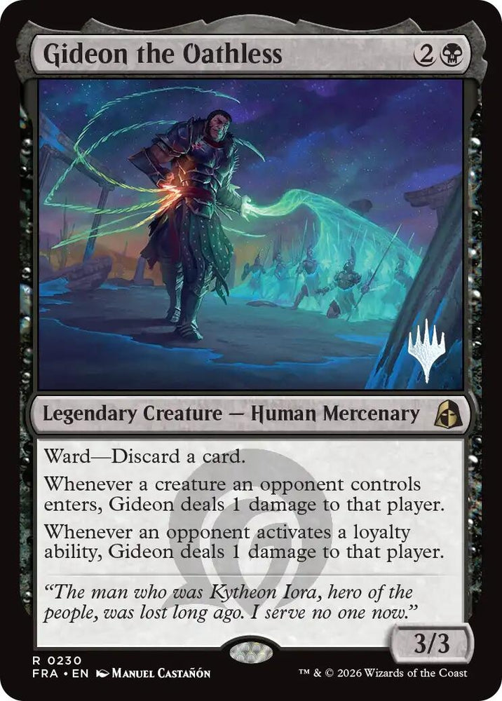 Image for Gideon the Oathless (230) (PPFRA) - Magic: The Gathering