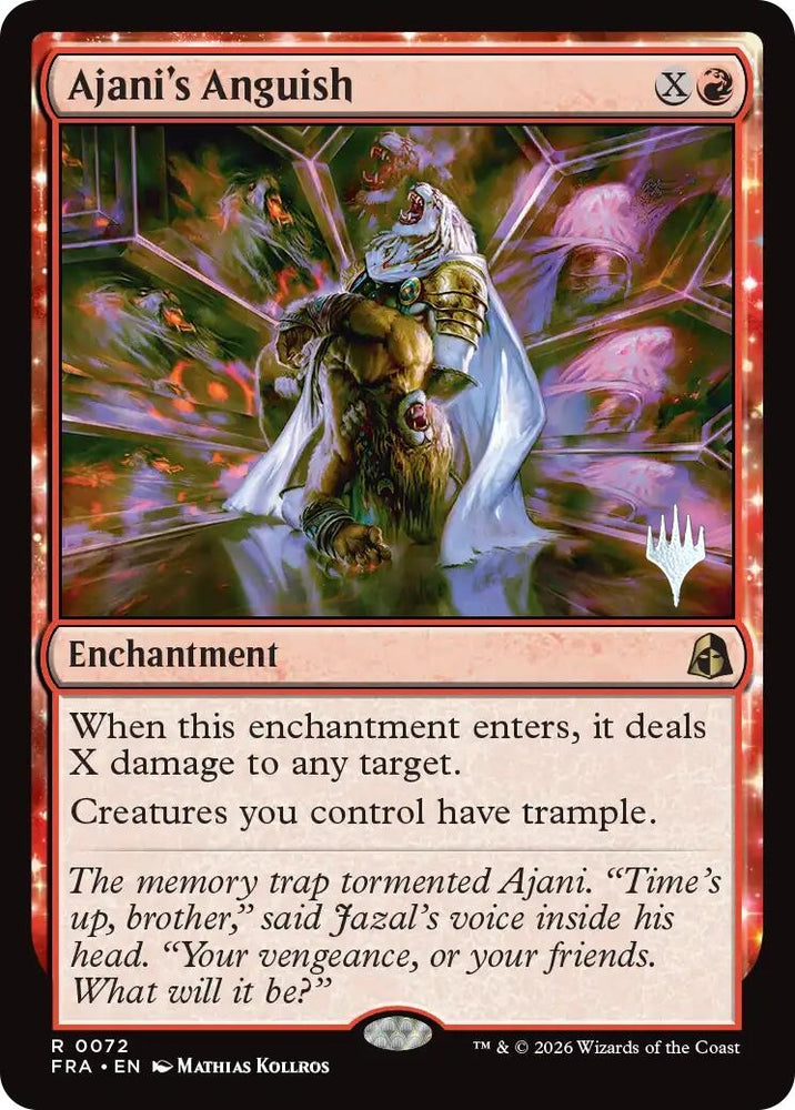 Image for Ajani's Anguish (72) (PPFRA) - Magic: The Gathering