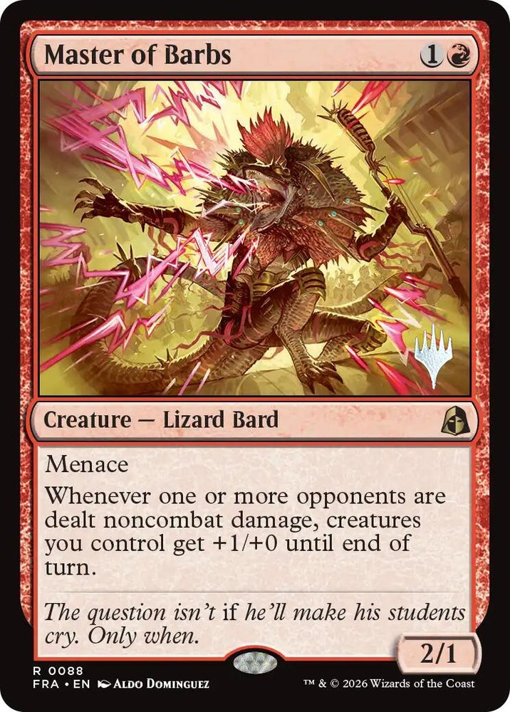 Image for Master of Barbs (88) (PPFRA) - Magic: The Gathering